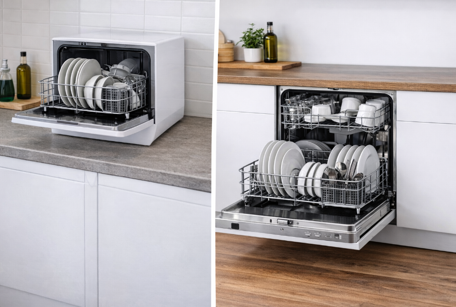 6인용 vs 12인용 식기세척기
