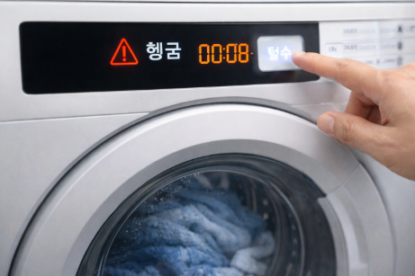 세탁기 탈수 안됨 원인 총정리
